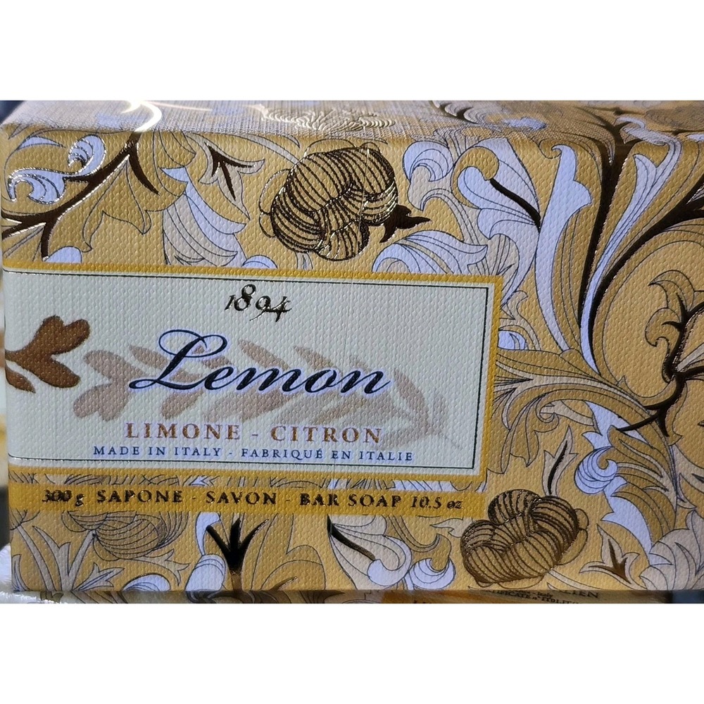 Saponerie Mario Fissi Lemon Citron Fine Milled Italian Soap - Picture 2 of 8